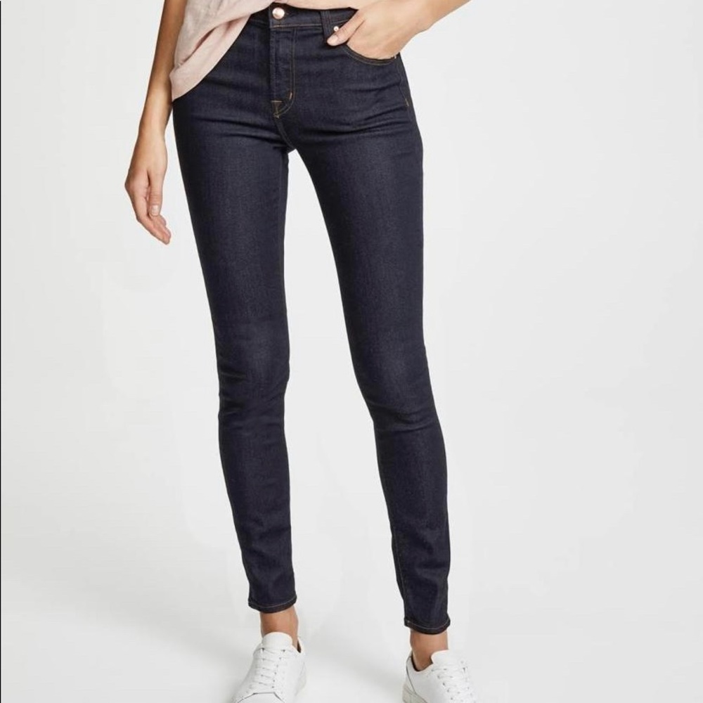 J Brand Maria High Rise Skinny Jeans After Dark 25